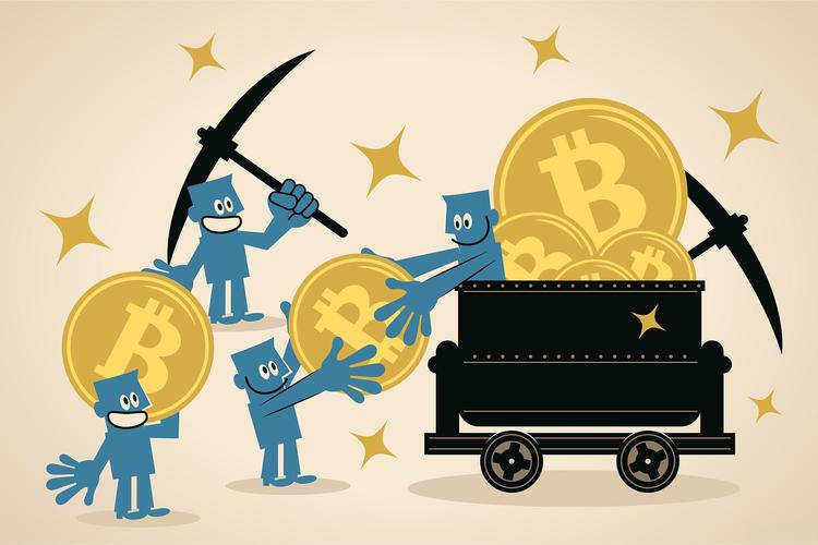 Modern Bitcoin Mining Farm