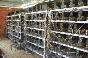 Large scale Bitcoin mining operation