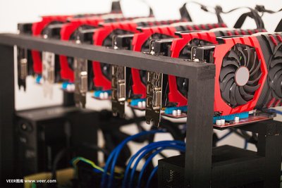 High-performance mining rigs processing cryptocurrency algorithms